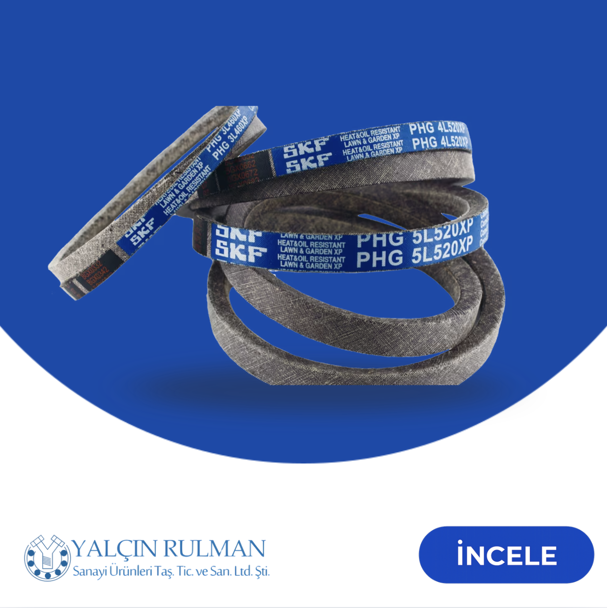 SKF Kayışlarda Üstün Performans Ürünleri